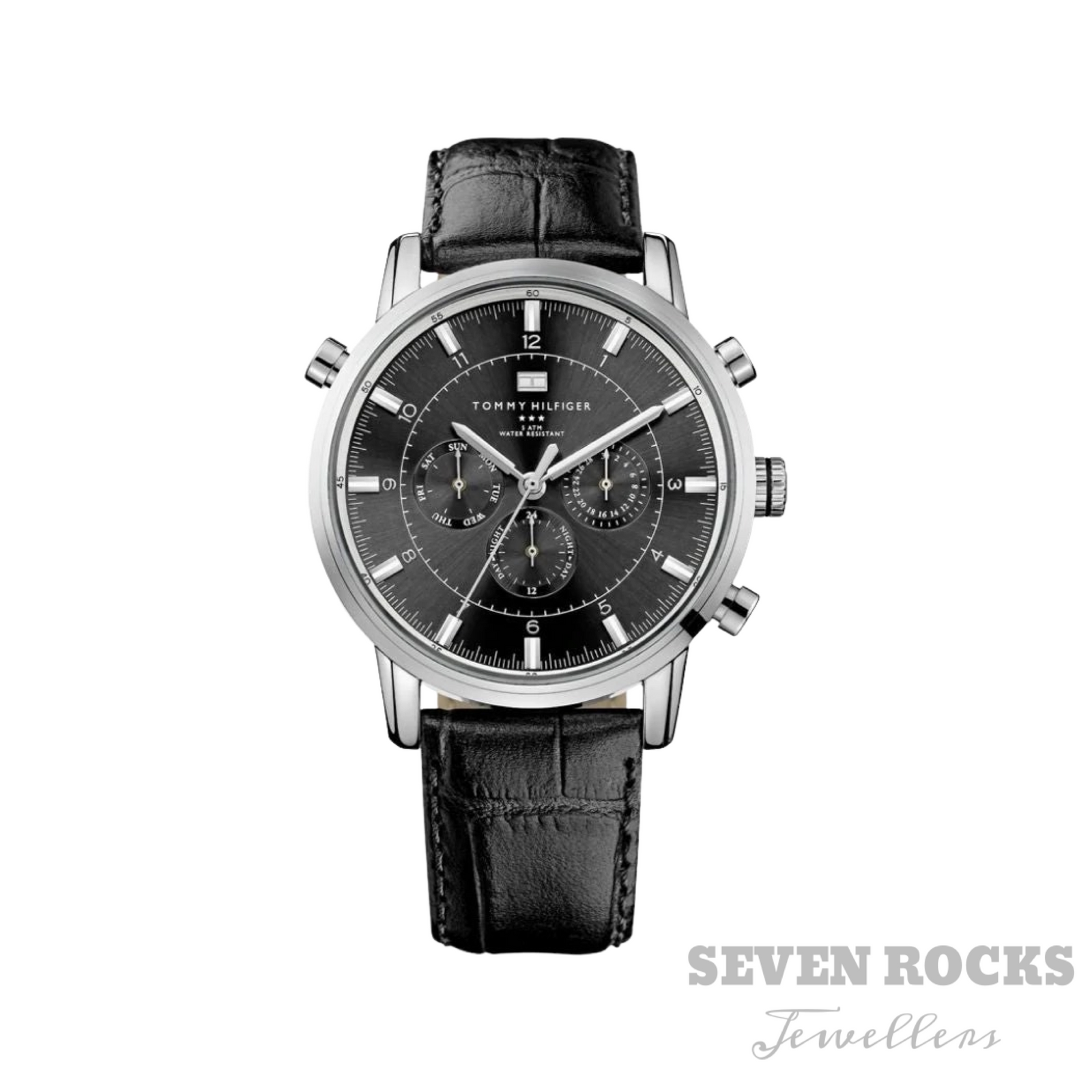 Tommy Hilfiger Men's Watch Harrison Day Date Black 1790875