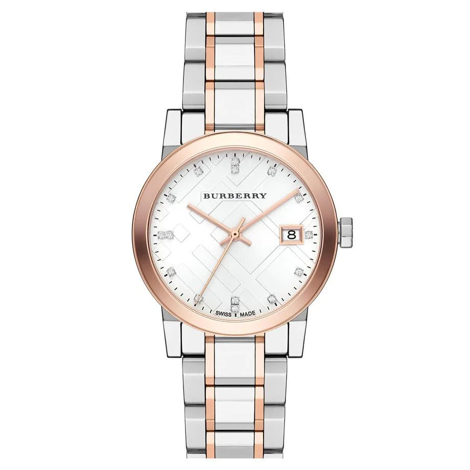 Burberry gold womens deals watch