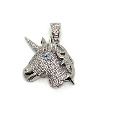 Unicorn Silver Pendant