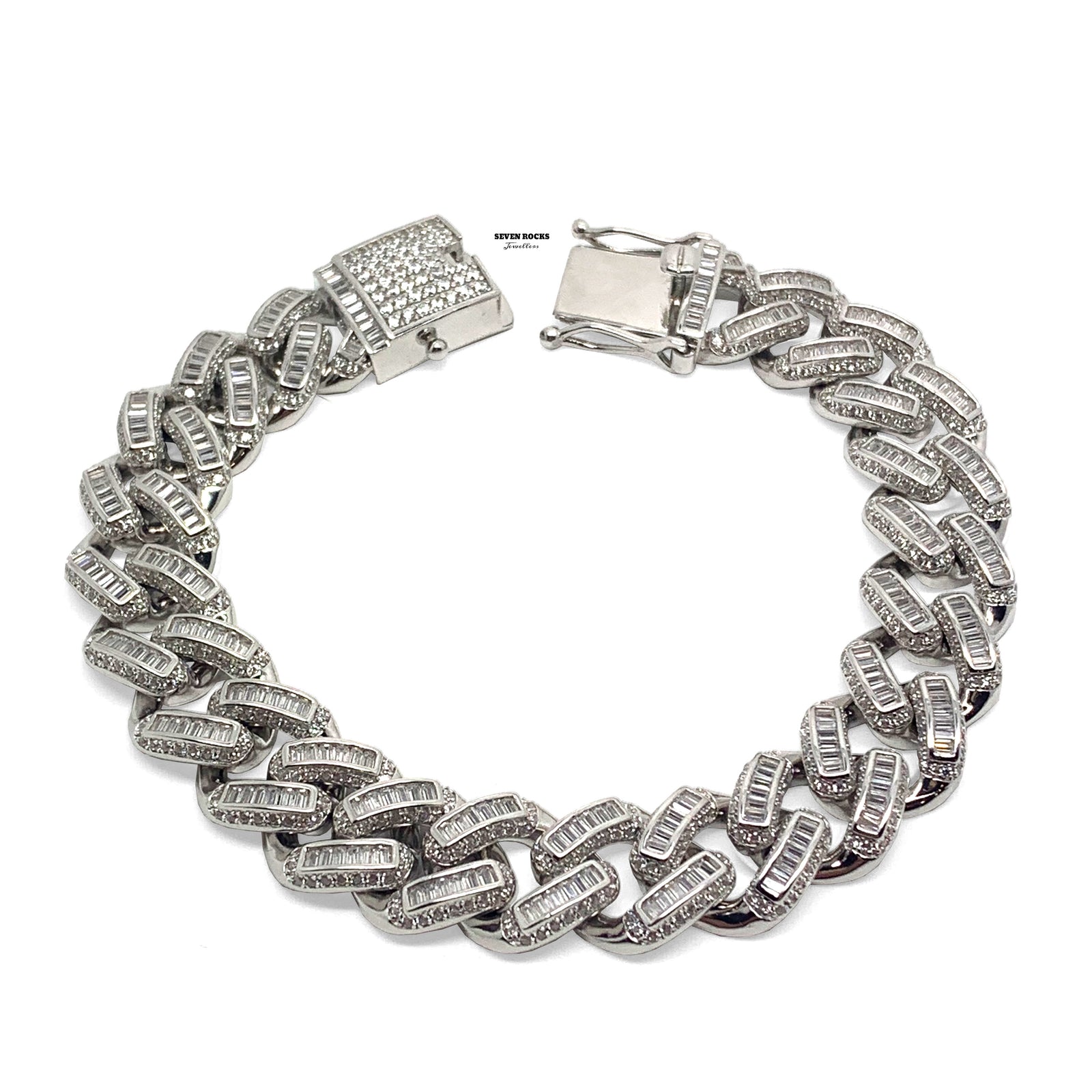 Baguette Cuban Bracelet