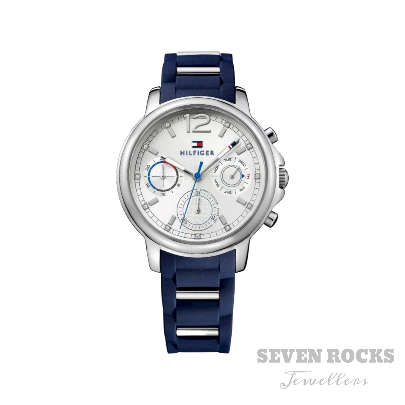 Tommy Hilfiger Ladies Watch Claudia White Blue 1781746