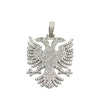 Albanian Silver  Eagle Pendant