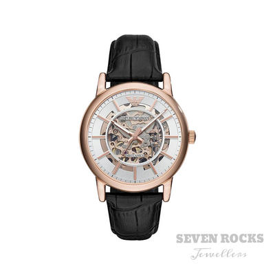 Skeleton 2025 watch armani