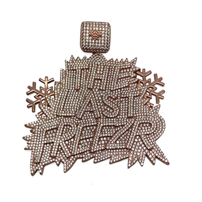 Hustle Hard Silver Pendant (Large)