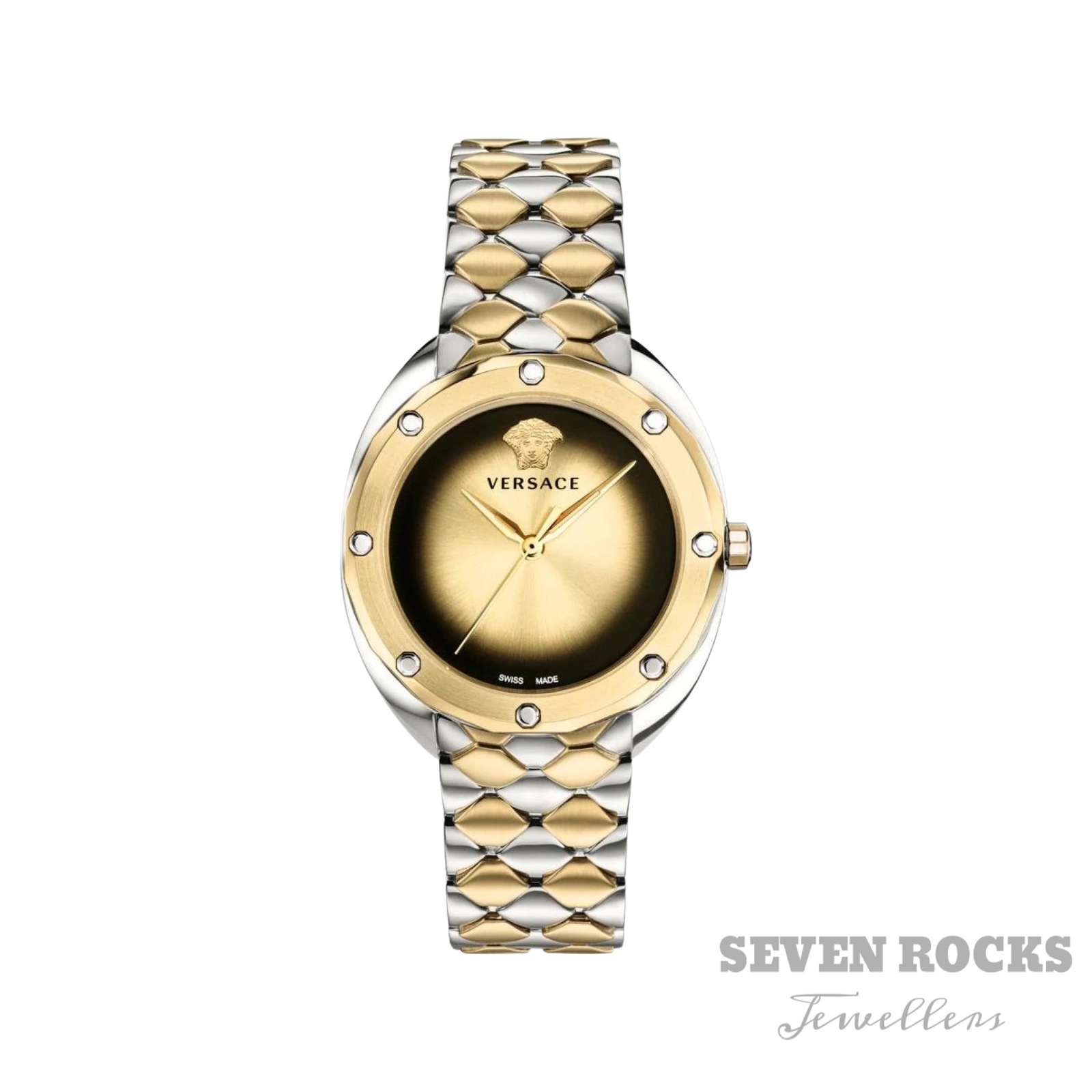 Versace Ladies Watch Shadov Two-Tone