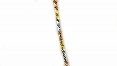 Three tone rope chain