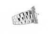 White Gold Iced Buckle Ring