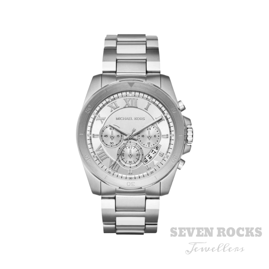 Michael kors sales chronograph watch silver