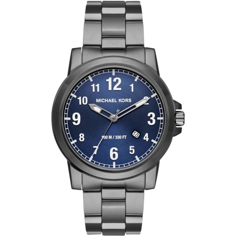 Michael Kors Watch Paxton Navy Black MK8499