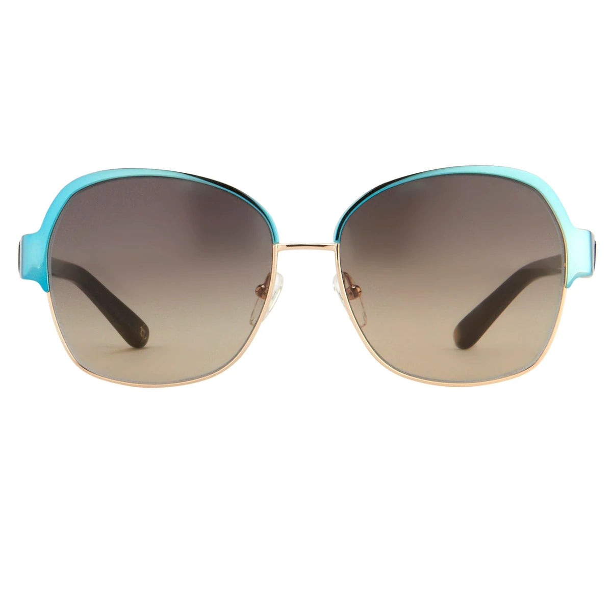 Oscar De La Renta Sunglasses Oversized Aquamarine Enamel and Grey ODLR50C1SUN
