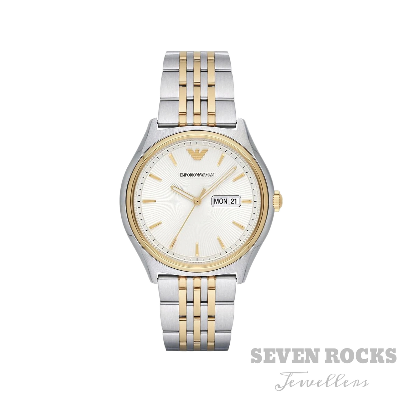 Emporio Armani Men's Watch Two-Tone Gold AR11034