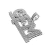 God Family Silver Money Pendant (Large)