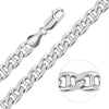 Mariner (925) Silver Chain 24 inch 8 mm