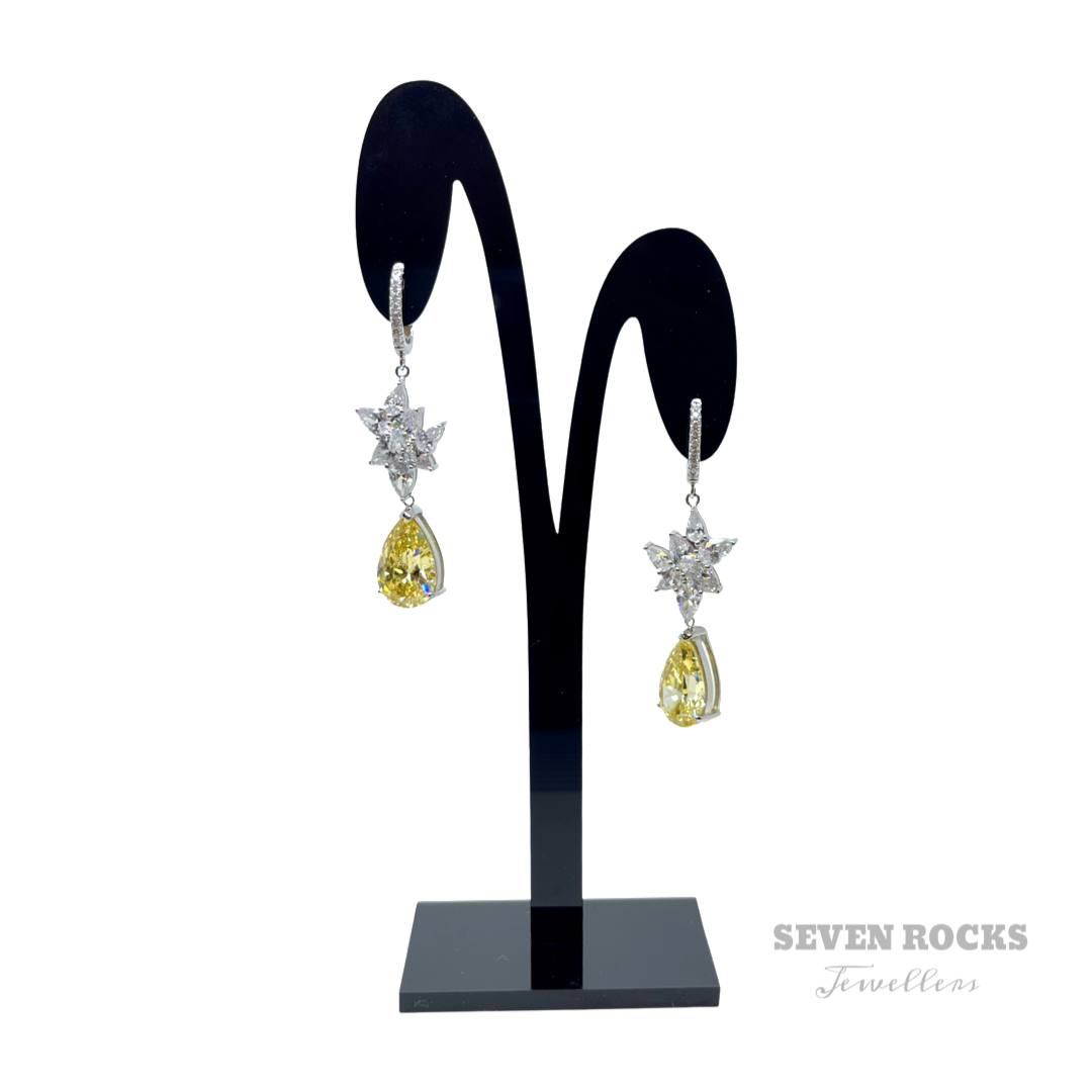 Drop Silver Earrings