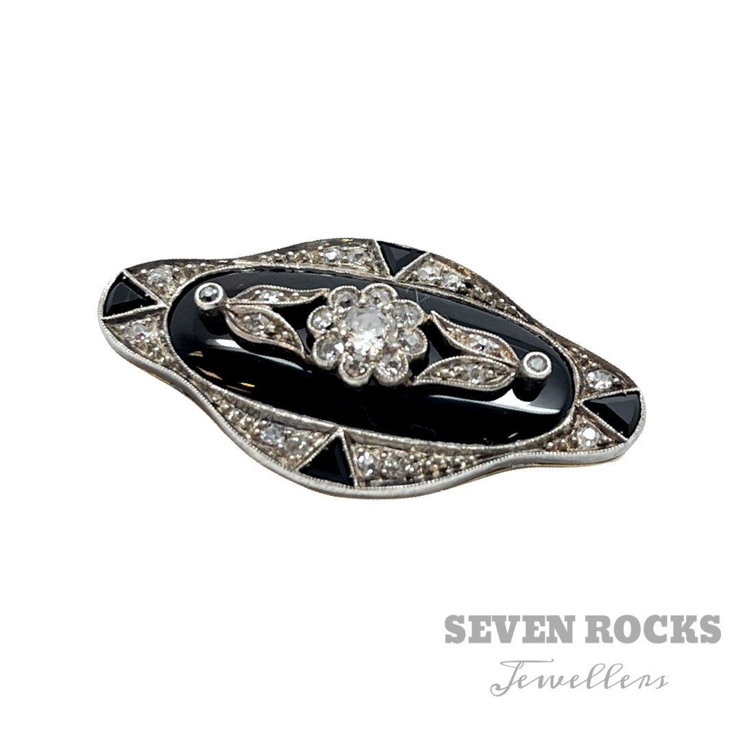 Antique Brooch 14 K Gold