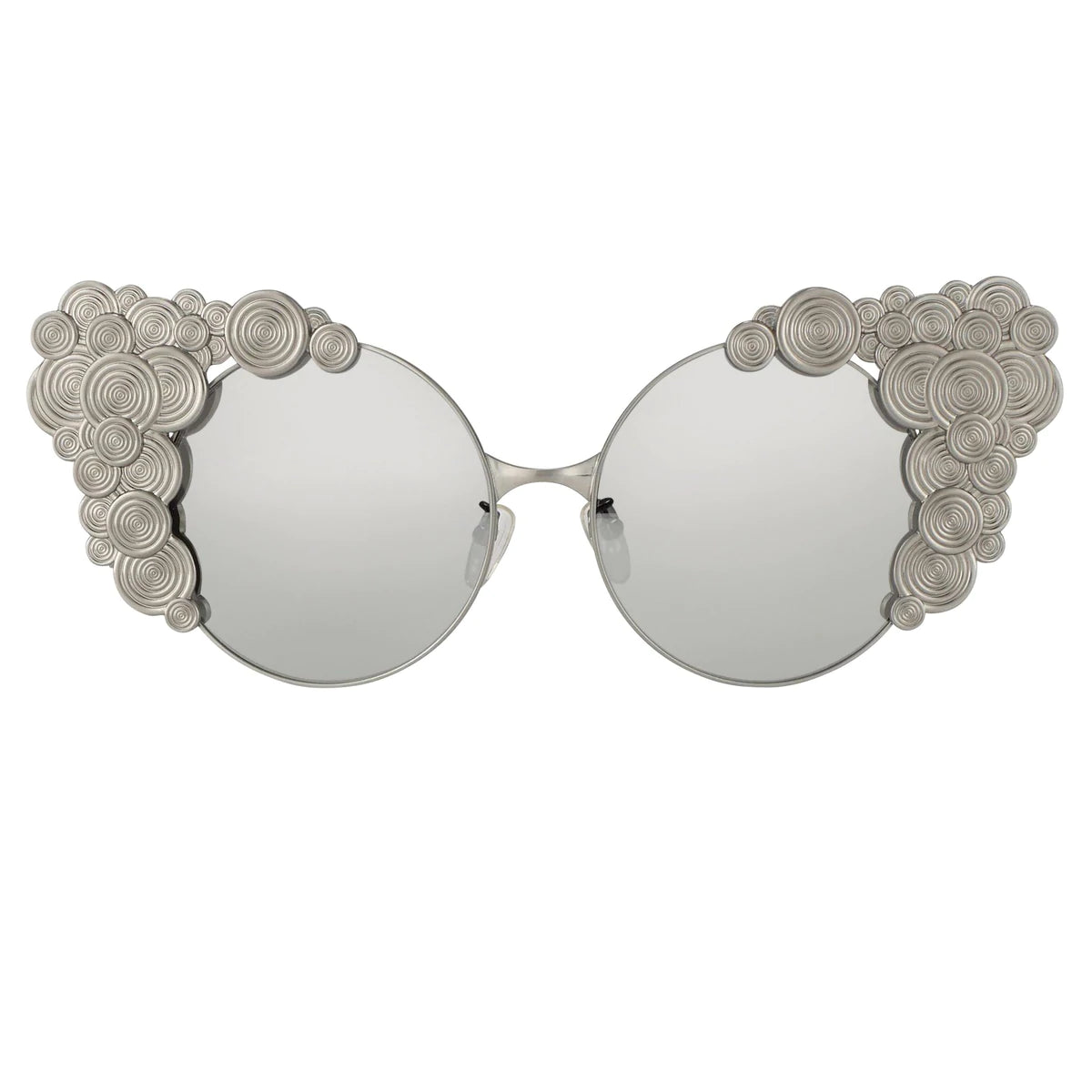 Khaleda And Fahad Sunglasses Cat Eyes Silver and Platinum KR2C2SUN