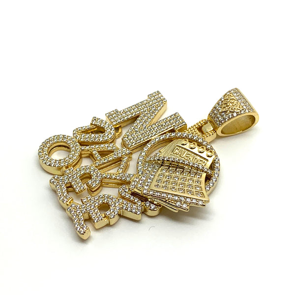 10k Yellow Gold "No Of Days" Charm Pendant - 365, 7, 24 Designs For Men & Women 7 thumbnail image