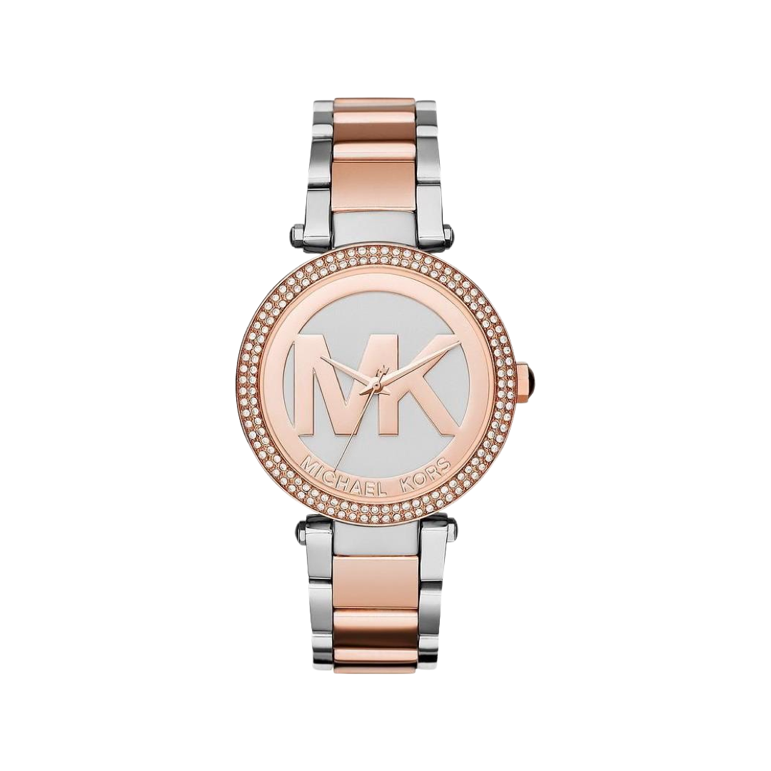 Michael kors ladies two tone online watch