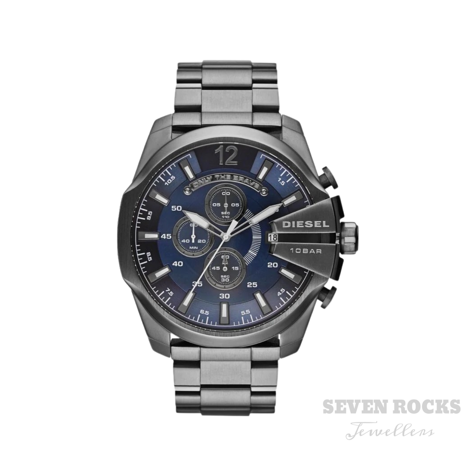 Diesel Men's Chronograph Watch Mega Chief Blue DZ4329