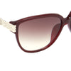 Oscar De La Renta Sunglasses Oval Deep Red and Brown ODLR52C4SUN