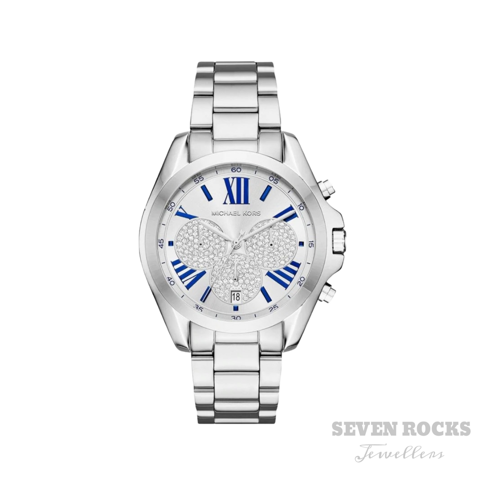 Michael Kors Ladies Watch Bradshaw Gems Blue MK6320