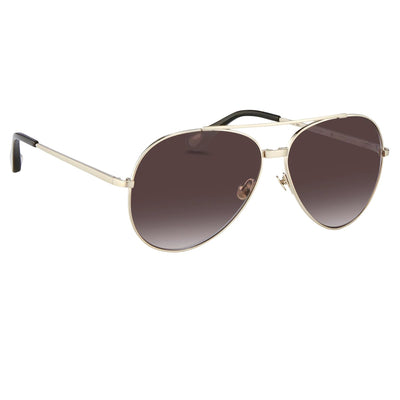Ann Demeulemeester Sunglasses White Gold and Grey AD14C1SUN