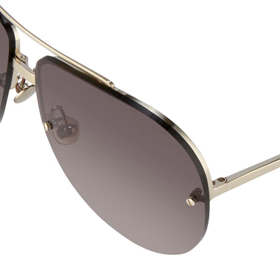 Ann Demeulemeester Sunglasses White Gold and Gray AD13C1SUN
