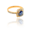 18 K Rose Gold Sapphire Ring