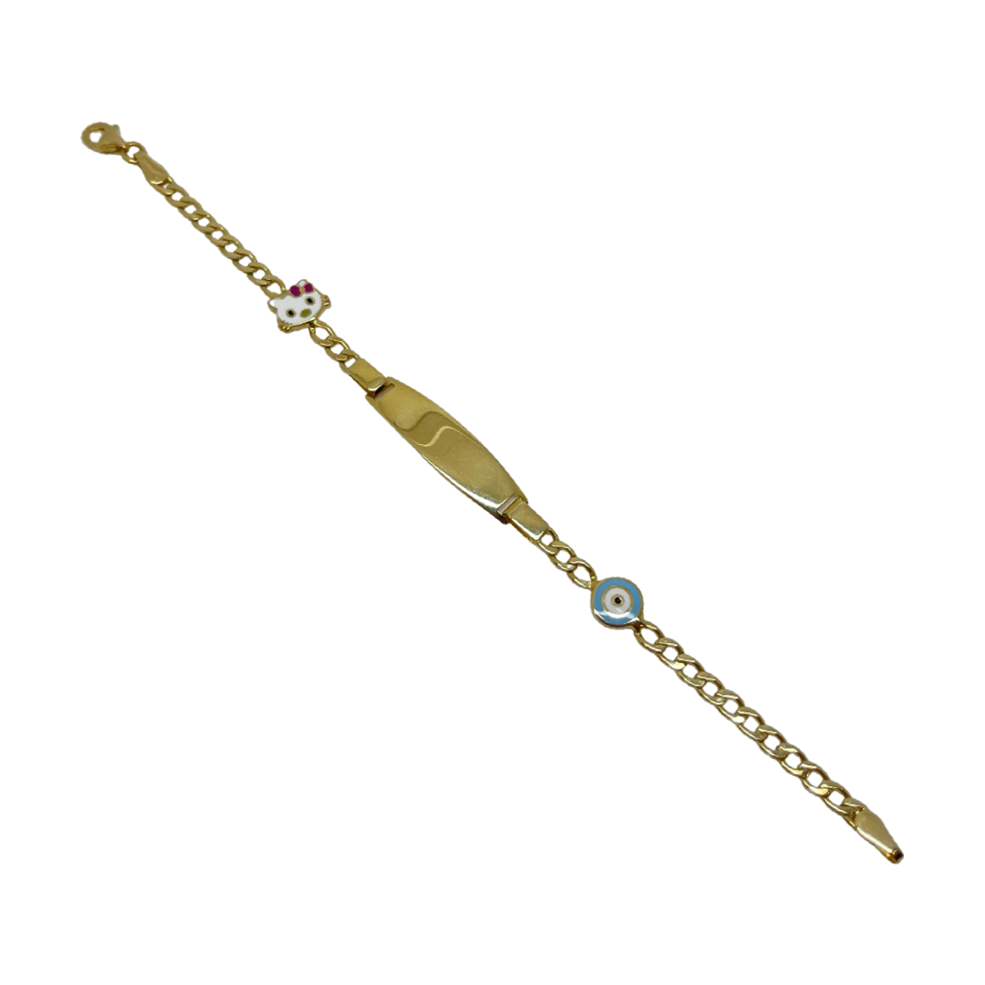 Baby bracelet hello kitty 14 k