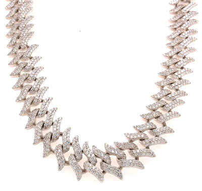 Spiked sales diamond chain