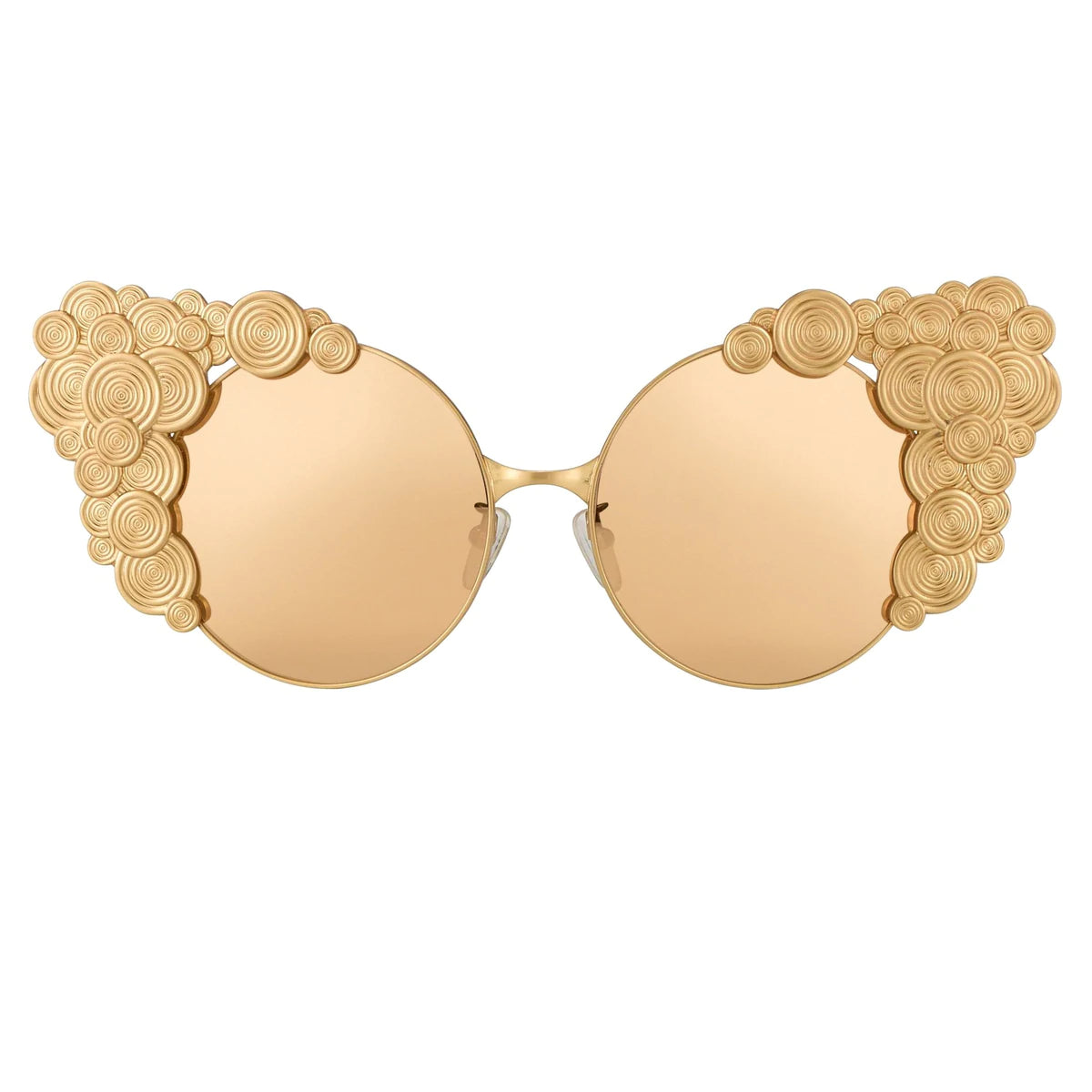 Khaleda And Fahad Sunglasses Cat Eyes Yellow Gold KR2C1SUN