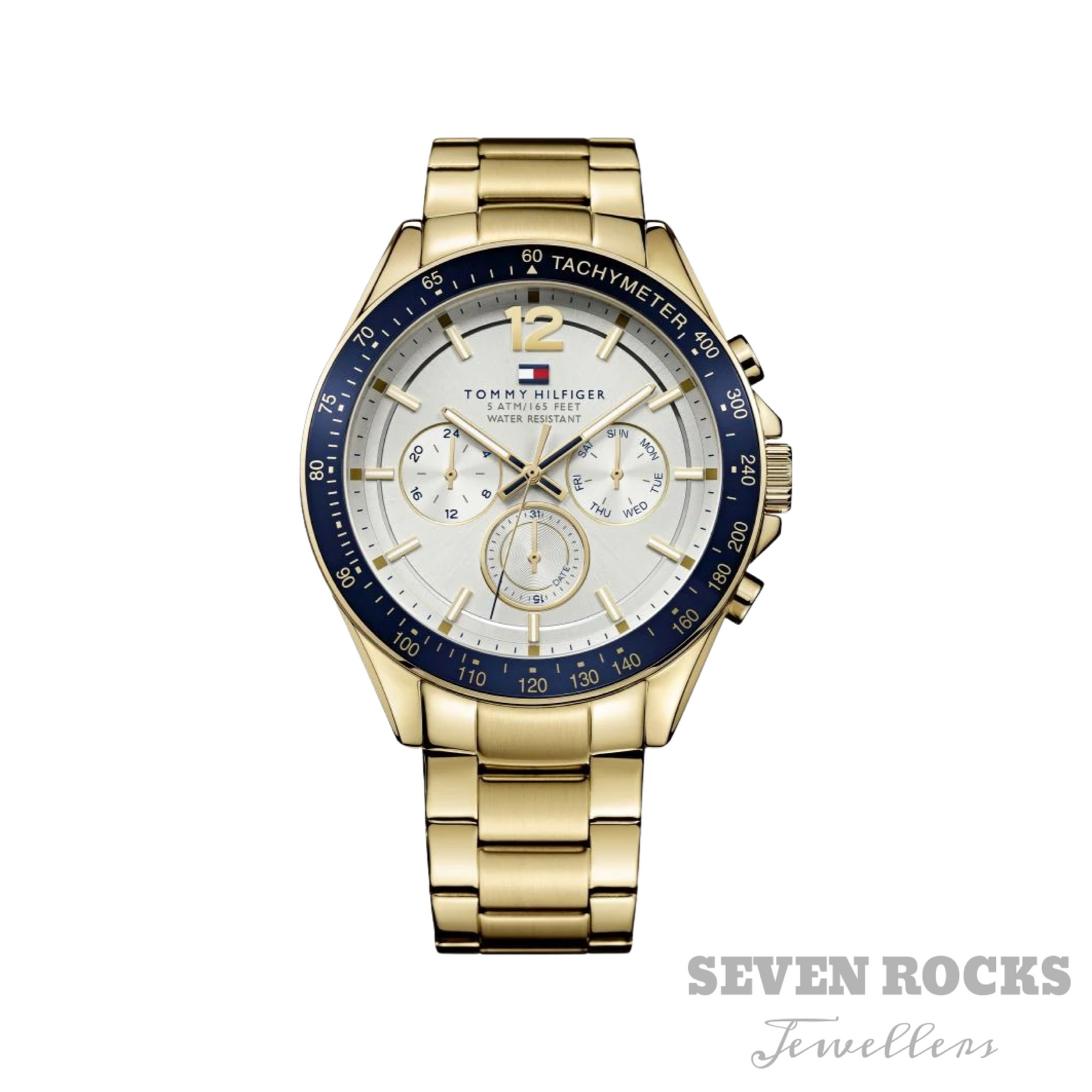 Tommy Hilfiger Men's Watch Chronograph Luke Yellow Gold 1791121