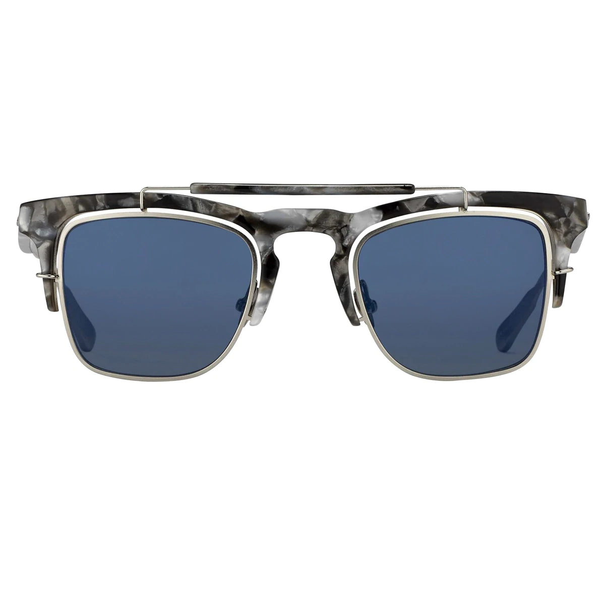 Kris Van Assche Sunglasses D-Frame Blue and Grey KVA66C4SUN