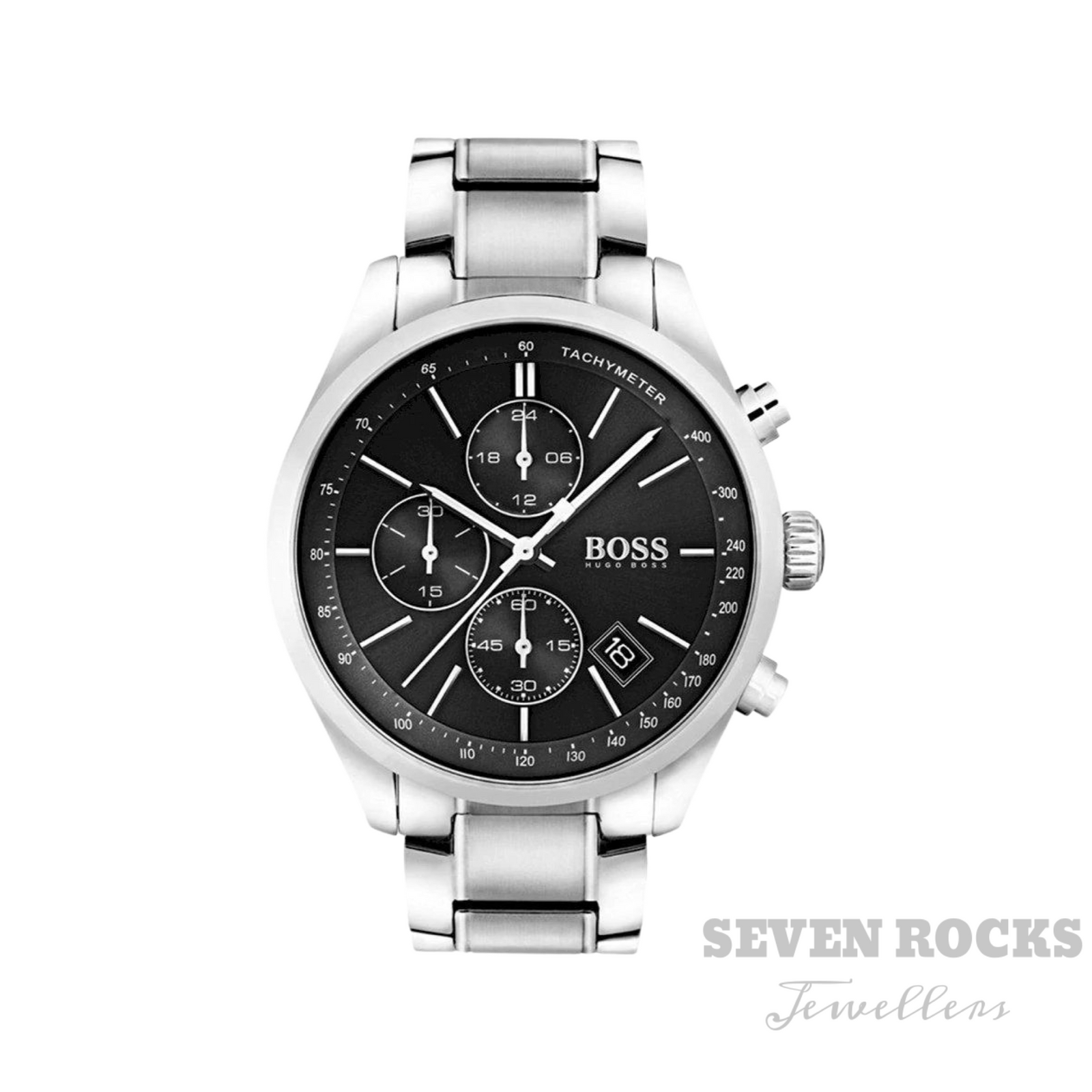 Hugo Boss Men's Watch Chronograph Grand Prix Black HB1513477