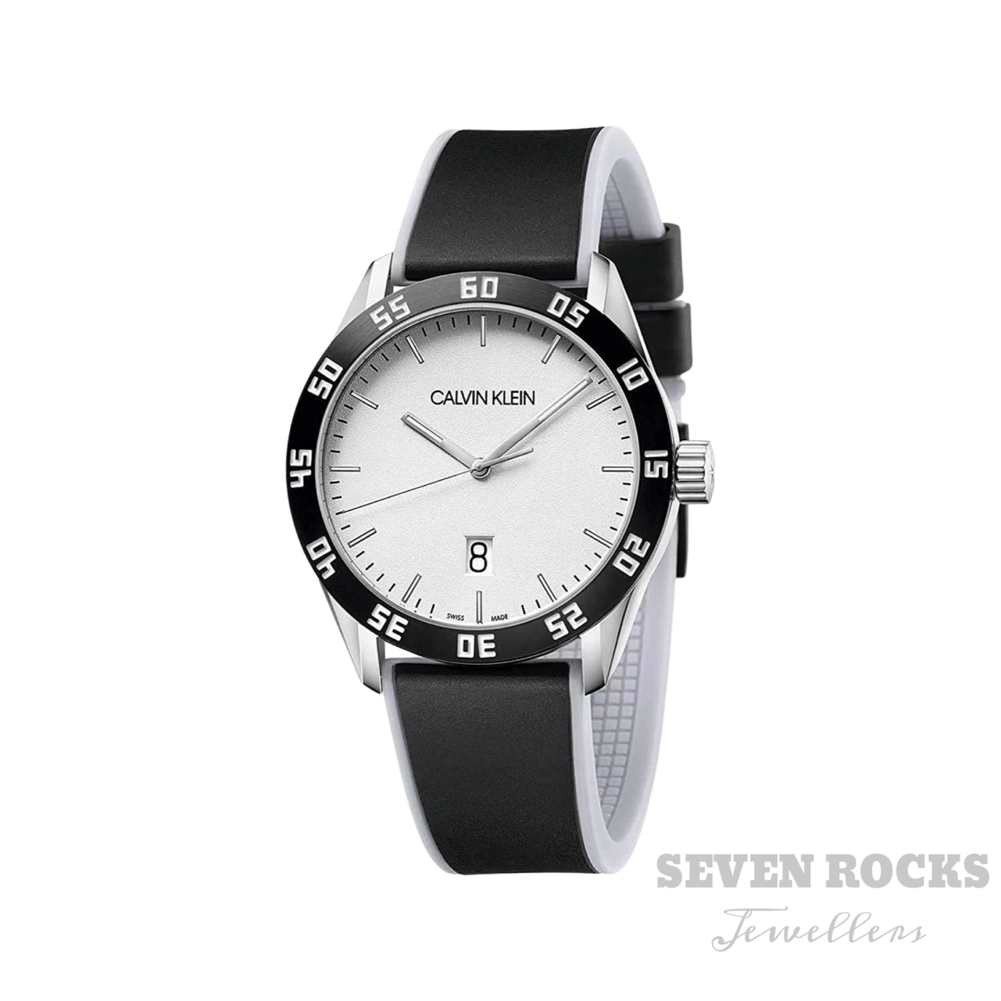 Calvin Klein Men's Complete Watch Silver Silicone