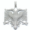 Silver Albanian Eagle ( Large )