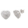 Heart Silver 925 Earrings Studs