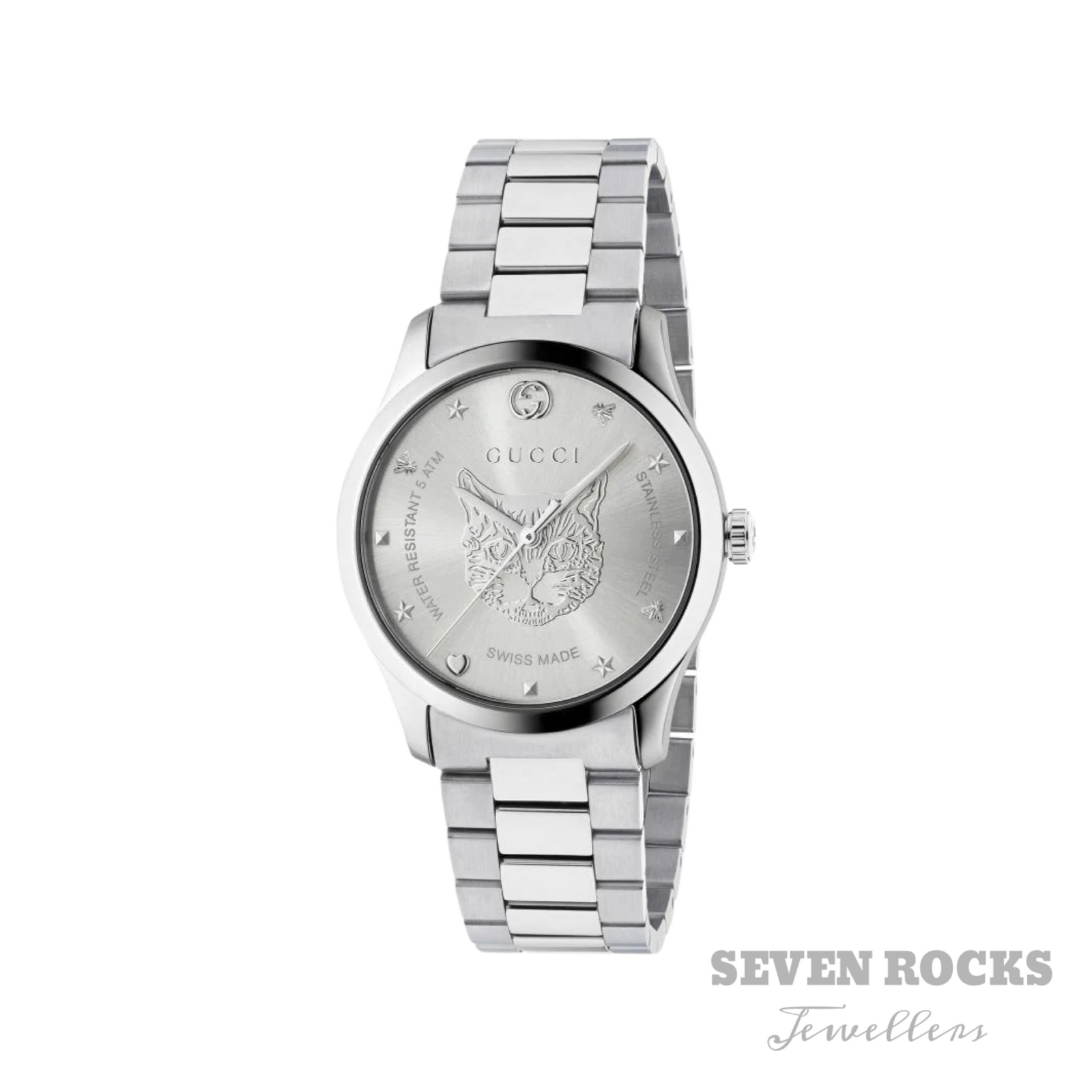 Gucci Unisex Watch G-Timeless Mystic Cat Silver YA1264095