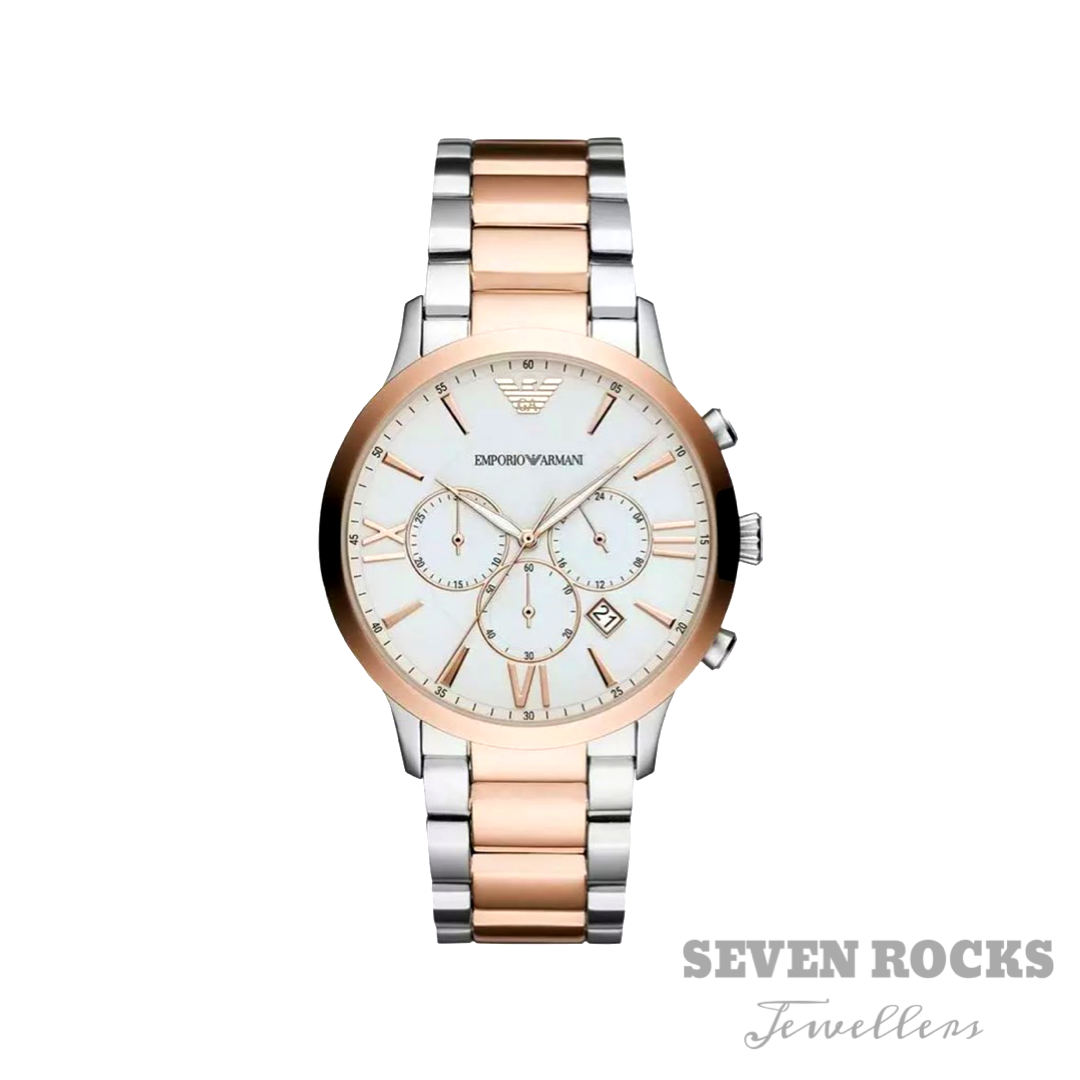 Emporio Armani Two Tone Gents Watch AR11209