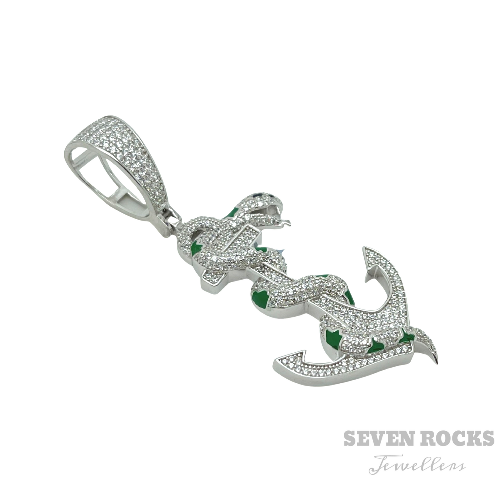 Anchor Snake Pendant