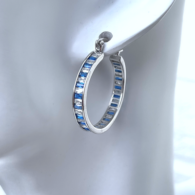 Hoops (Blue/White)