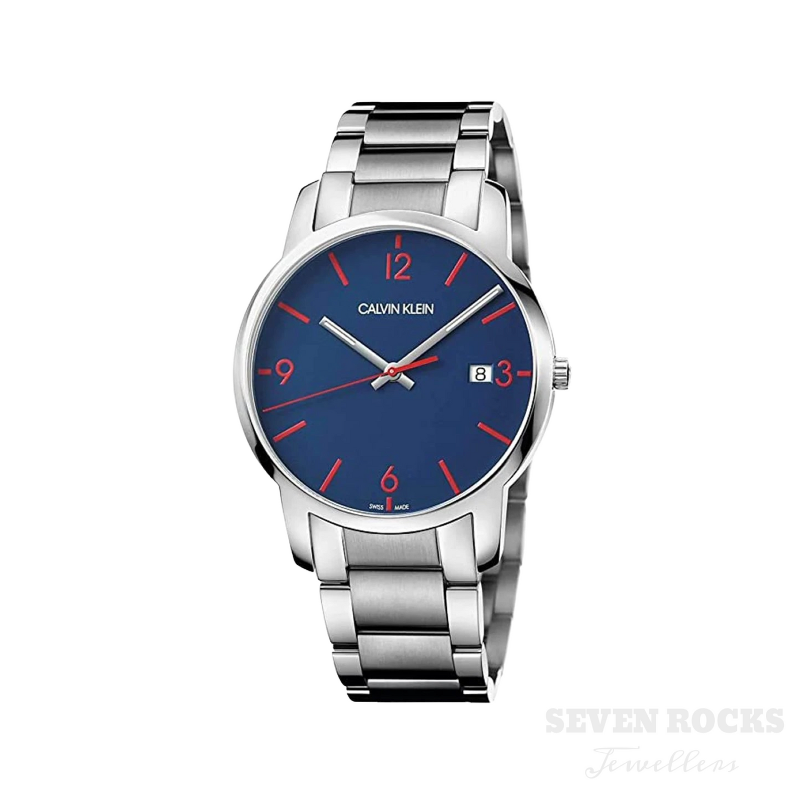 Calvin Klein Men's City Watch Blue Dial Stainless Steel K2G2G147