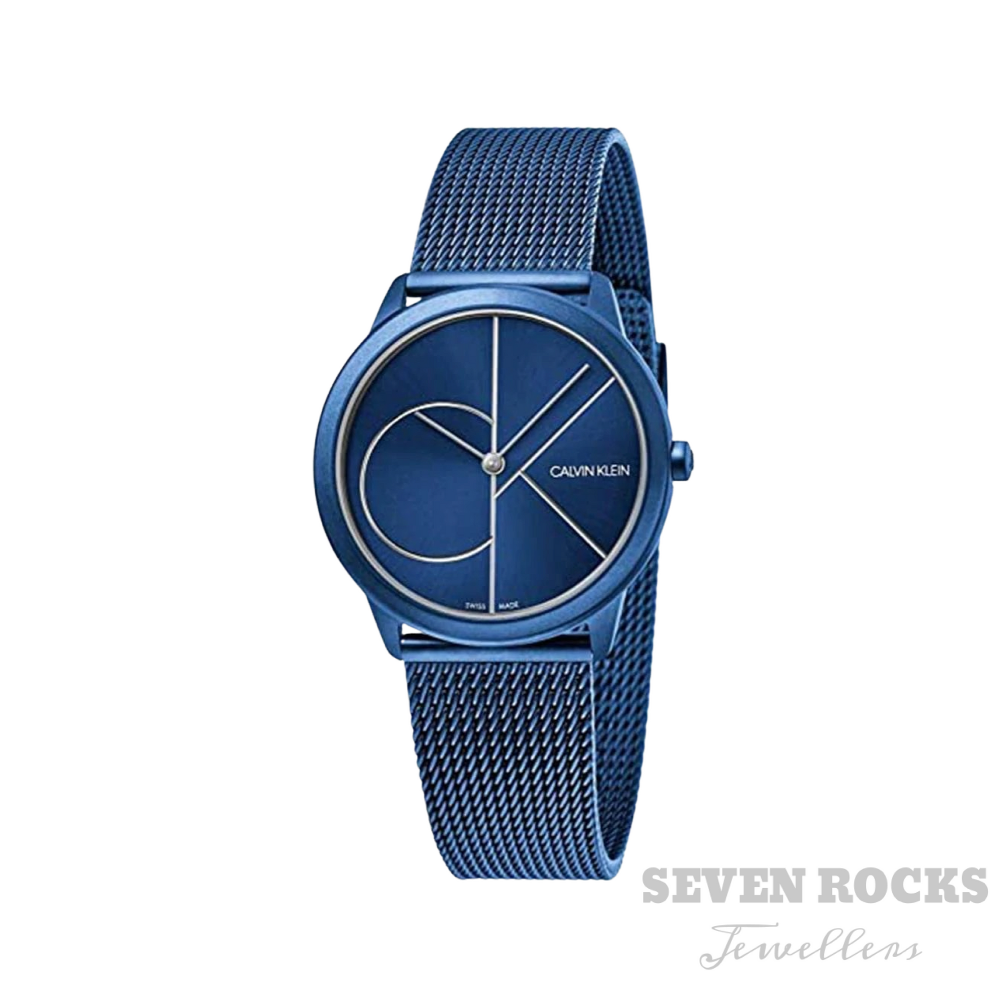 Calvin Klein Minimal 35MM Blue Seven Rock Jewellers Seven Rocks