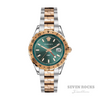 Versace Men's Watch Hellenyium GMT Two-Tone Green V11050015