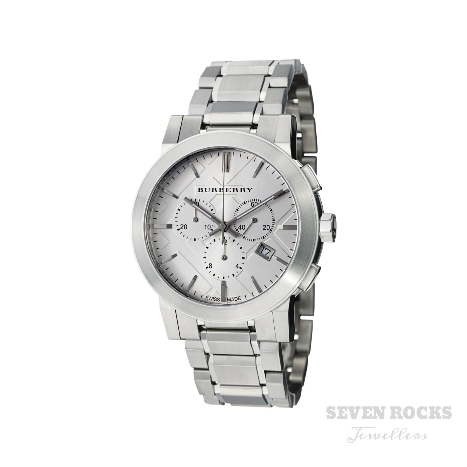 Burberry Men's Watch Chronograph The City Silver BU9350