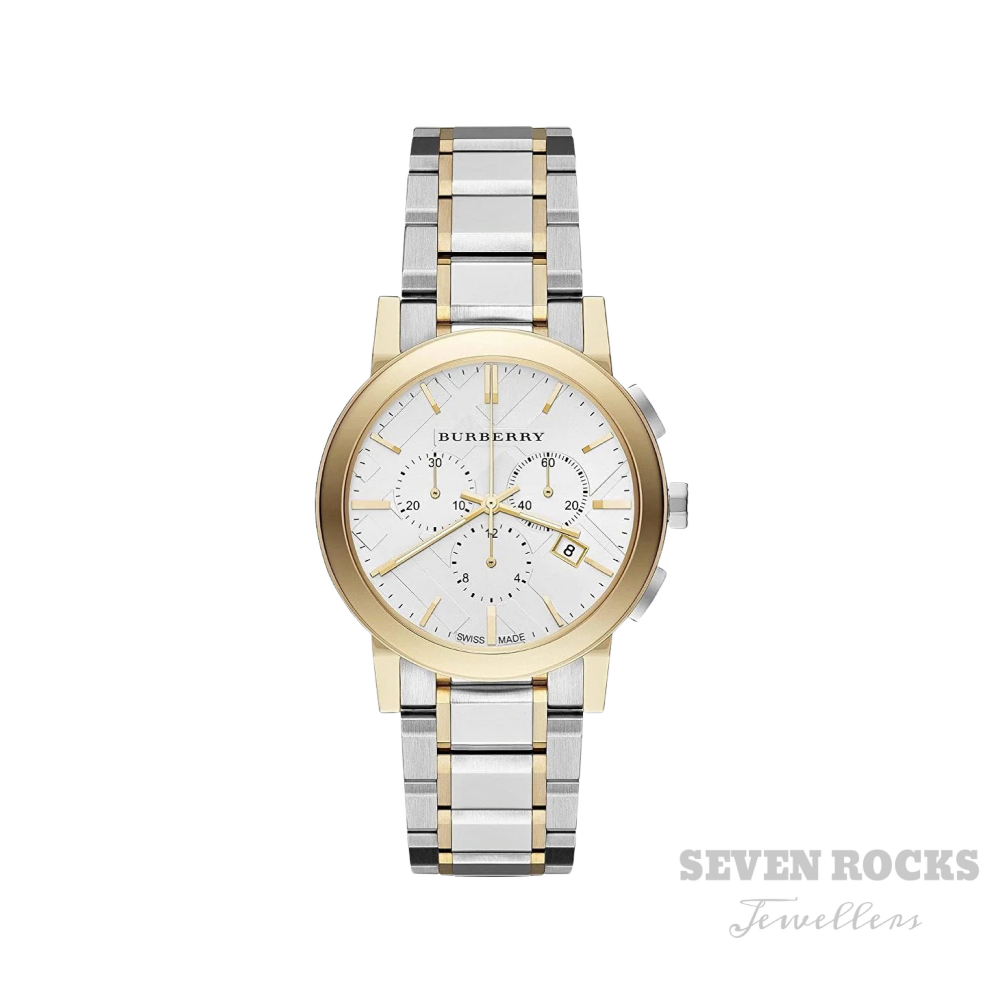 Burberry men's stainless steel top watch