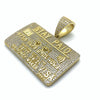 Stay Paid Mr Money Maker Silver Pendant (Yellow Gold)