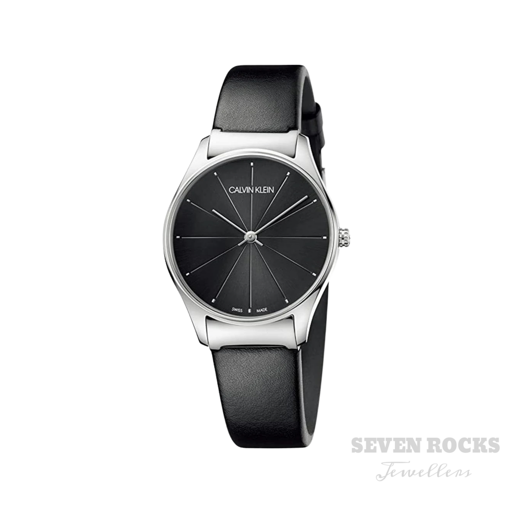 Calvin Klein Classic 24MM Black Leather K4D231CY