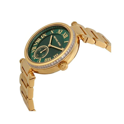 Michael Kors Ladies Watch Skylar Gold Green MK6065 Seven Rocks