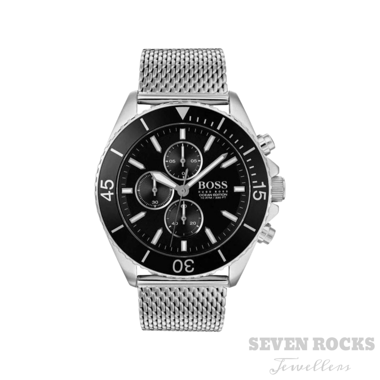 Hugo Boss Men's Watch Chronograph Ocean Edition Black HB1513701